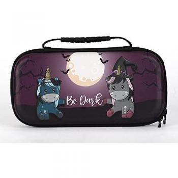 Funda para Nintendo Switch Konix Unik Be Dark con Bolsillo de Malla y Asa