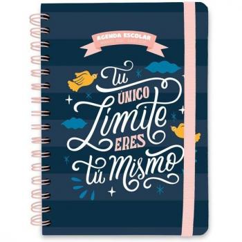 Agenda Escolar Erik Editores 2024/2025 Semana Vista 12 Meses Tu Único Límite Eres Tú Mismo Kalenda Azul