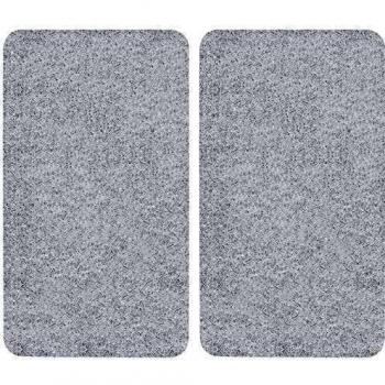 Allstar Placas cobertoras de vidrio universales transparente 2 unidades - juego de 2 piezas para cocinas de vidriocerámica, Vidrio endurecido, 30 x 0.8 x 52 cm, Transparente