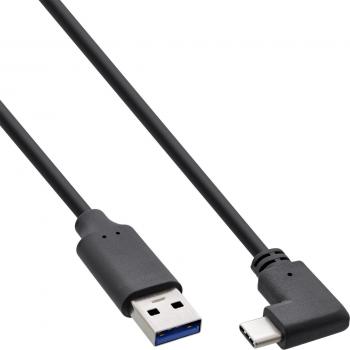 Cable USB 3.2 Gen 2 Tipo C a Tipo A, 2 metros, Negro