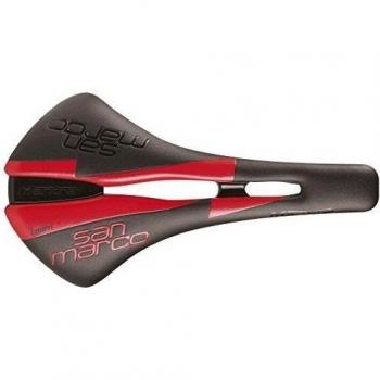 San Marco Mantra Racing Wide - Sillín para bicicleta, color negro, 194 gr