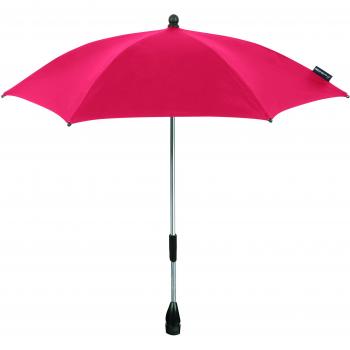 maxi-cosi 1728721110 Parasol modischer – Sombrilla para cochecito con luz ultravioleta – 40 +, incluye fijación clip, color rojo