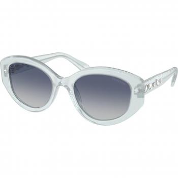Swarovski SK6005 10244L Women’s Blue Square Sunglasses - Size 53