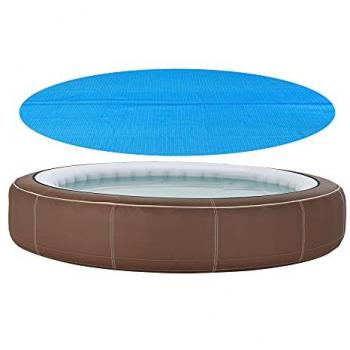 Cobertor Solar para Piscina Redonda - Polietileno - 244 cm - Azul