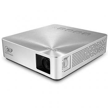 ASUS S1 - Proyector Portátil DLP WVGA (854x480), 200 Lúmenes ANSI, Plata
