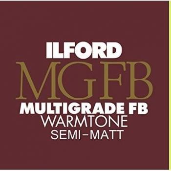 Warmtone Semi-Matte Multigrade Fiber Enlarging Paper, 5x7, 100 Sheets