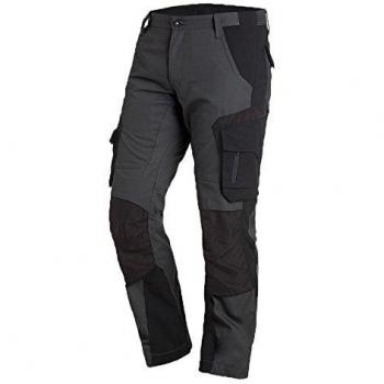 Pantalón de trabajo FHB Florian, Talla 56, color antracita/negro con Cordura