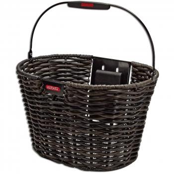 Structura Oval - Cesta de bicicletas, marrón oscuro