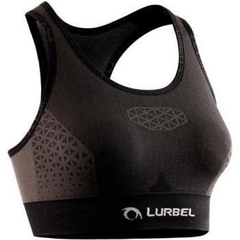 Sujetador Deportivo Lurbel Cristallo para Mujer - Gris, XL, Alta Transpirabilidad y Soporte