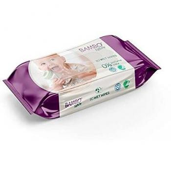 BAMBO Toallitas Humedas Desechables Para Bebe Bambo 150 g
