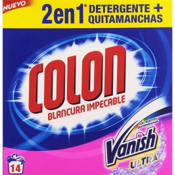 Colon Detergente polvo con Vanish, 14 lavados  - 1022 gr