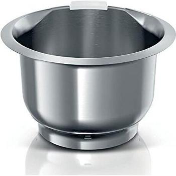Bosch Accesorio MUM2 Mixing Bowl Robot de Cocina, 3.8 litros, Acero Inoxidable