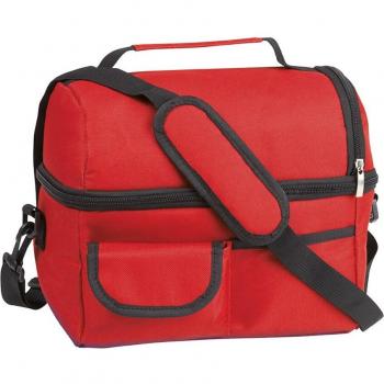 Nevera Bemel todoterreno de poliéster 600D, interior isotermo en aluminio, medidas 25x24x15cm, múltiples bolsillos