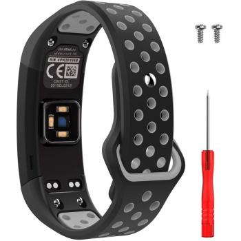 SUPORE Garmin Vivosmart HR Activity Tracker Correa de Reloj de Repuesto, Accesorios Correa de Reloj de Silicona Suave Ajustable Reemplazo diseñado para Garmin Vivosmart HR Smart Sport Reloj