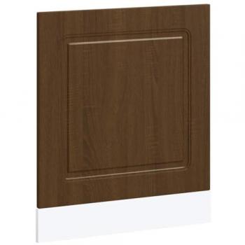 Panel para lavavajillas Kalmar de roble marrón 60x1,5x67 cm de madera compuesta