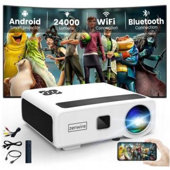 Proyector Zenwire Wifi Android 24000lm 800 ANSI Autofoco E660H