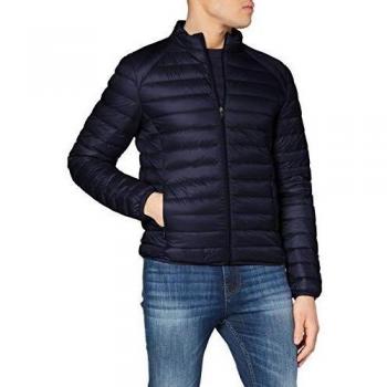 Chaqueta de Piel de Pato JOTT Mat Básica para Hombre en Color Marino