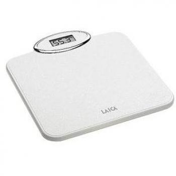 Báscula de Baño Digital Laica PS1034 Electrónica, Color Blanco, Capacidad 150 kg
