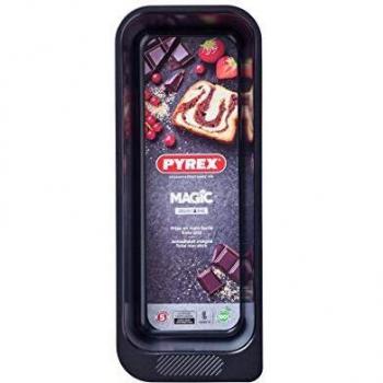 Pyrex Magic Molde Para Horno, Acero Inoxidable, Negro, 26 cm