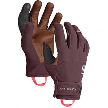 Ortovox Tour Light Guantes de esquí rojos, ligeros, transpirables, con aislamiento térmico y puños ajustables