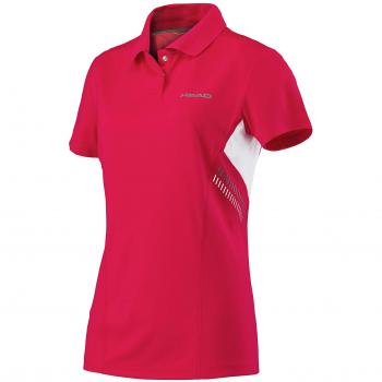 Head Polo para Mujer, Club Technical, Color Blanco, Mujer, Ropa de Abrigo, 814747, Rojo, Extra-Small