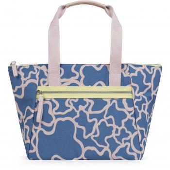 Tous Capazo Kaos Colores, Shopper para Mujer, Azul
