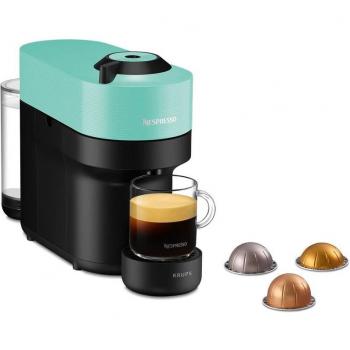 Cafetera Nespresso Krups Vertuo POP Verde 19 bares para cápsulas