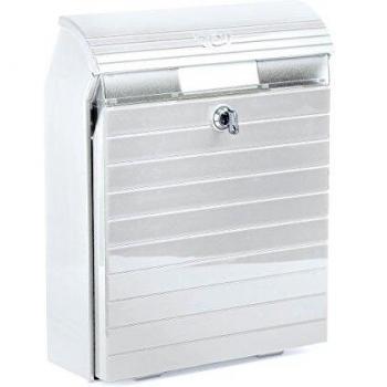 Tatay Buzón de Exterior, tamaño Grande, Color Blanco Brillante, Muy Resistente, estanco y con Capacidad idónea para periódicos y revistas.