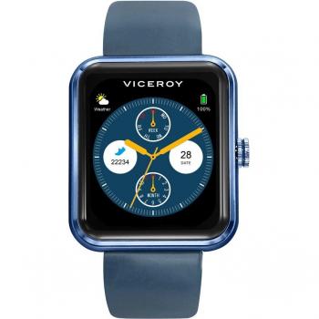 Viceroy - Reloj Smart de aluminio azul con corre azul