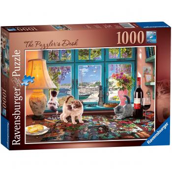 Ravensburger - The Puzzler's Desk 1000 Piece Jigsaw Puzzle for Adults & for Kids Age 12 and Up