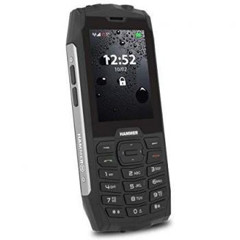 Teléfono Móvil MyPhone Hammer 4, Plata, Pantalla de 2.8, Cámara de 2MP, Conexión 2G