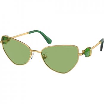 Swarovski SK7003 4004/2 Women's Geometric Gold Sunglasses Size 57