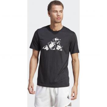 Camiseta de hombre TR-ES+ adidas, características: diseño gráfico, color negro, talla M, adecuada para entrenamiento y fitness
