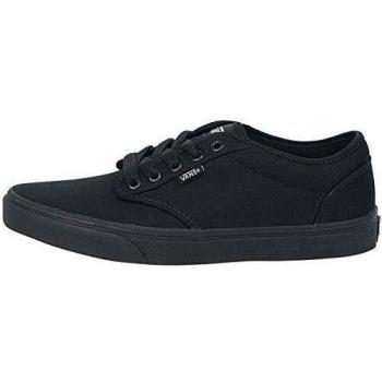 Vans Atwood Canvas Trainers - Black/Black - Male - Size: 10 UK