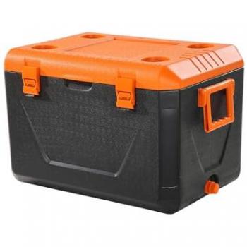 Nevera portátil rígida VEVOR 63 qt (60 L) con retención de hielo, asas resistentes y porta vasos, ligera e ideal para camping y viajes