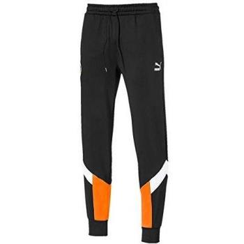 Puma Vcf Iconic MCS Track Pants Pantalon, Hombre, Black-Vibrant Orange White, S