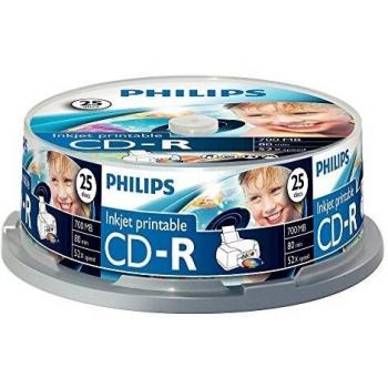 Philips CD-R CR7D5JB25/00 - CD-RW vírgenes