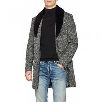 JACK & JONES Jprleroy Wool Coat Abrigo, Multicolor