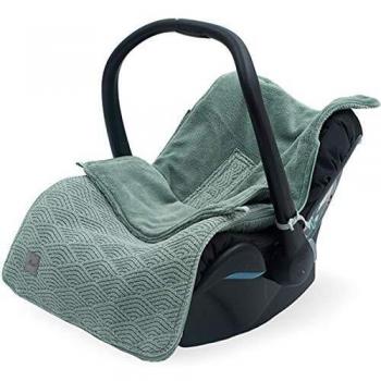 Jollein 025-811-65285 River Knit - Saco para silla de bebé, color verde