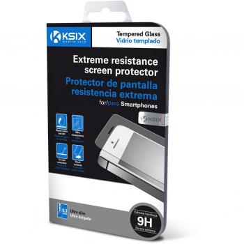 Ksix B0721SC07 - Protector de pantalla Extreme de vidrio templado 9H para Huawei Mate S
