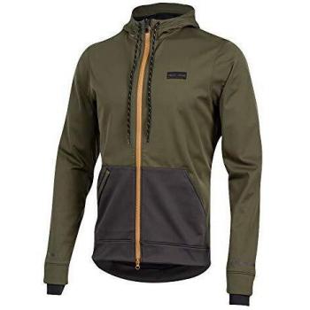 Pearl iZUMi Men's Versa Quilted Cycling Hoodie, Forest/Phantom, Medium
