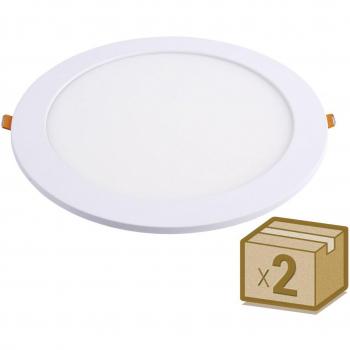 Pack 2 x Downlight Led FROSVIK 18W, Blanco neutro