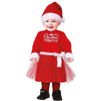 Disfraz de Princesa Navidad para bebé - Disfraz de Mamá Noel Princesa para bebé (Guirca)