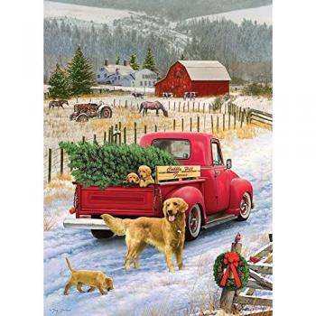 Cobble Hill Christmas on the Farm 1000-Piece Puzzle
