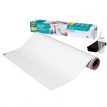 Pizarra blanca Post-It Super Sticky Flex Rollo Adhesivo Removible 60,9x91,4 cm