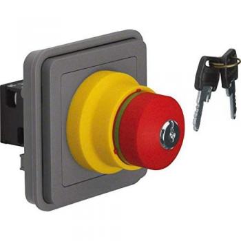 IP20 Emergency Stop Button Switch with Key Lock - Model 44713515