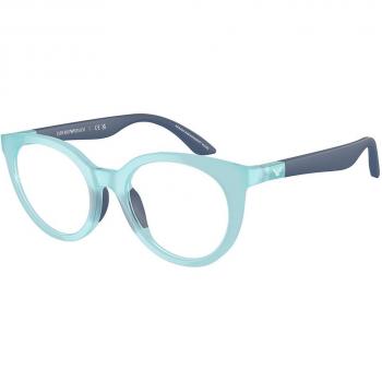 Emporio Armani EK3007F Kids Asian Fit 6137 Kids' Eyeglasses Blue Size 47 - Frame Only, Blue Light Block Available