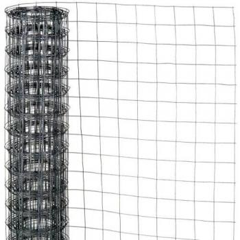 Nature Valla Tela Metalica Alambrada Cuadrada Gris 0.5x2.5m Cercado y Paneles