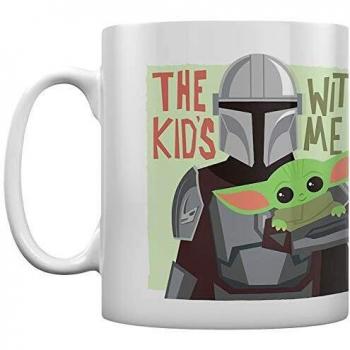 Taza de desayuno The Mandalorian The Kids With Me