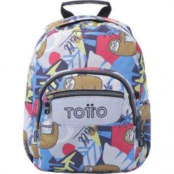 Mochila Totto Tempera escolar pequeña color multicolor Lazel